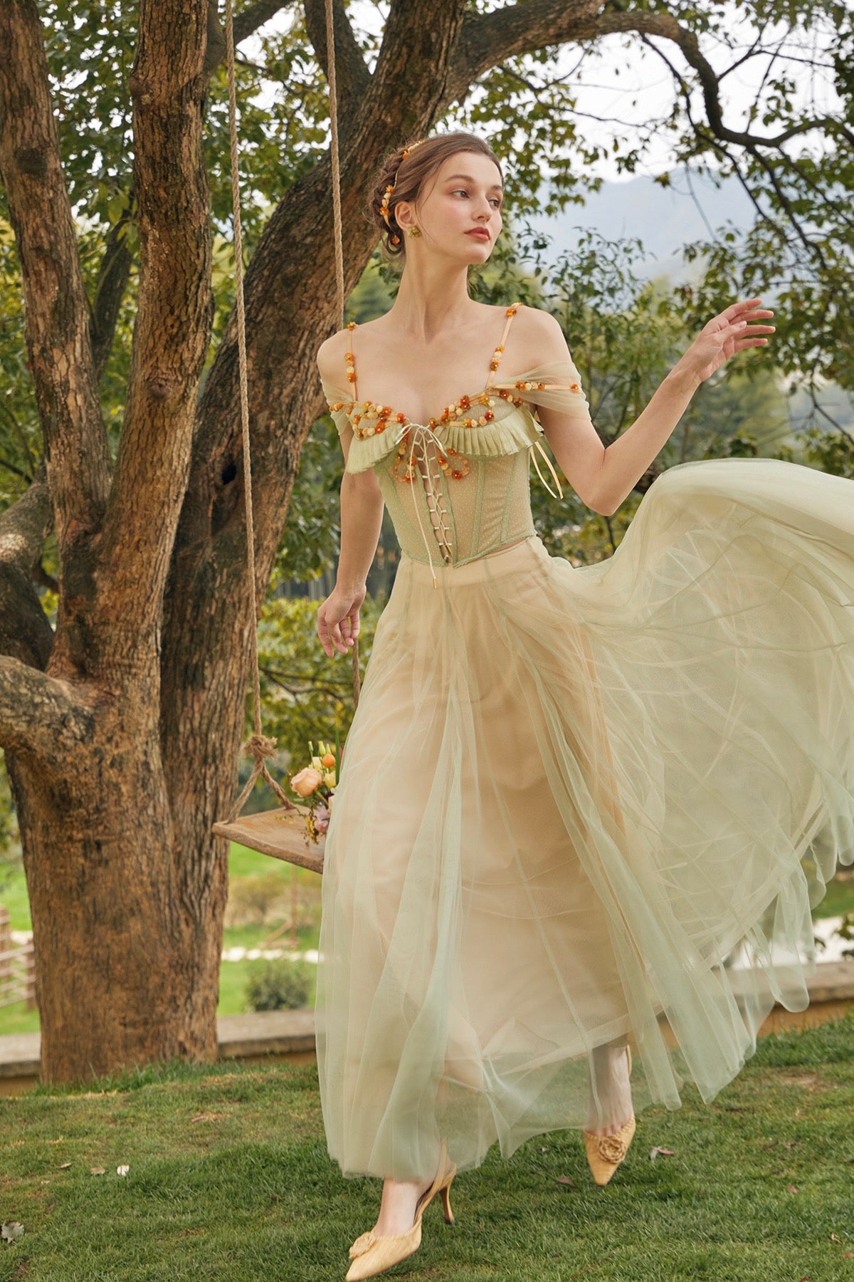 Lovely Fantasy Gown | Fantasy gowns, Fantasy dress, Fairy dress